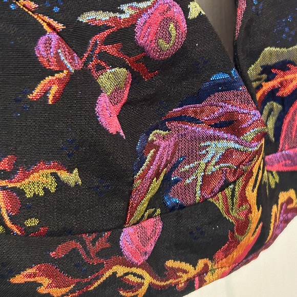 MissGuided Sophina Premium Floral Crop Top Size 4 Resort - Picture 7 of 11